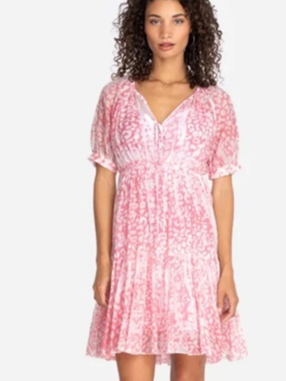 Johnny Was X Amanda Bond Camille Pink Dress M/L